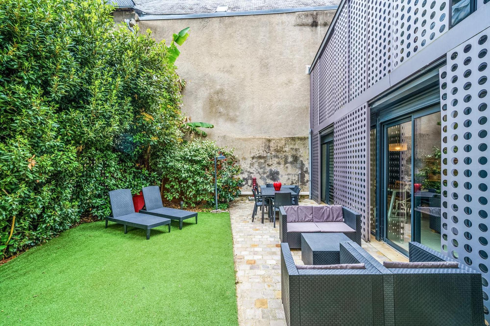 Maison D'Architecte Centre Tours Jardin, Climatisation, Parking 5 P 外观 照片
